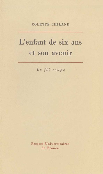 Picture of L'enfant de six ans et son avenir
