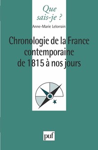 Picture of Chronologie de la France contemporaine de 1815 à nos jours