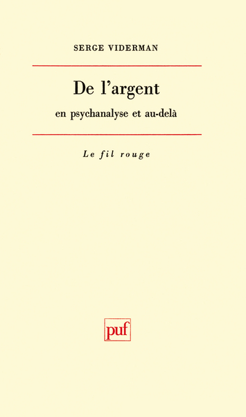 Picture of De l'argent en psychanalyse et au-delà