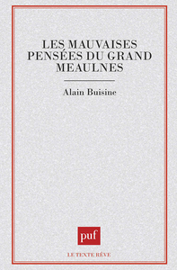 Picture of Les mauvaises pensées du Grand Meaulnes