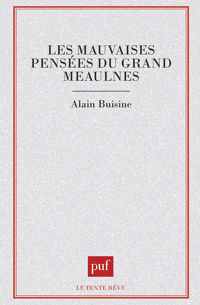 Picture of Les mauvaises pensées du Grand Meaulnes