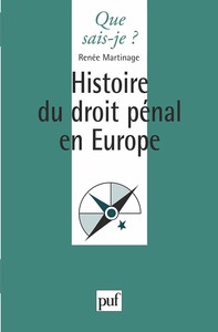 Picture of histoire du droit pénal en Europe