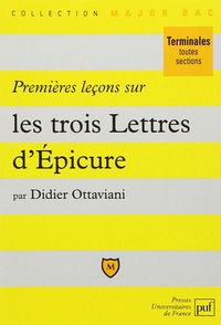 Image de Premières leçons sur les trois Lettres d'Épicure