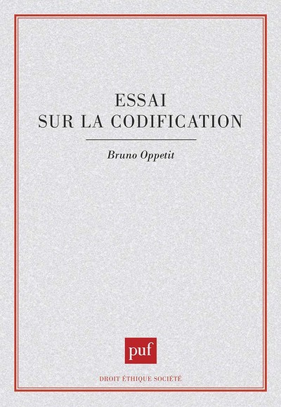 Picture of Essai sur la codification