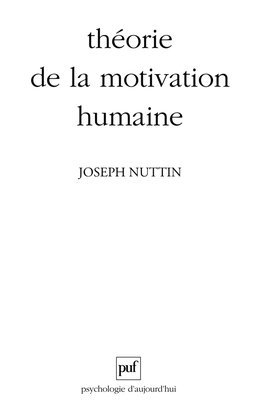 Picture of Théorie de la motivation humaine