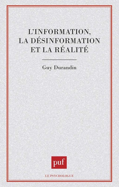 Image de L'information, la désinformation et la réalité