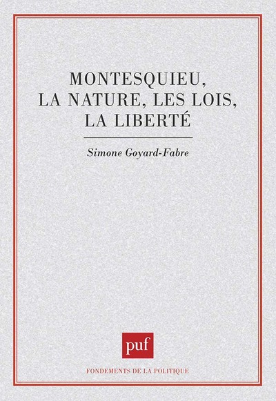 Image de Montesquieu, la nature, les lois, la liberté