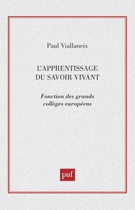 Image de L'apprentissage du savoir vivant
