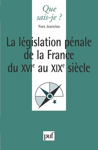 Picture of La législation pénale de la France du XVIe siècle