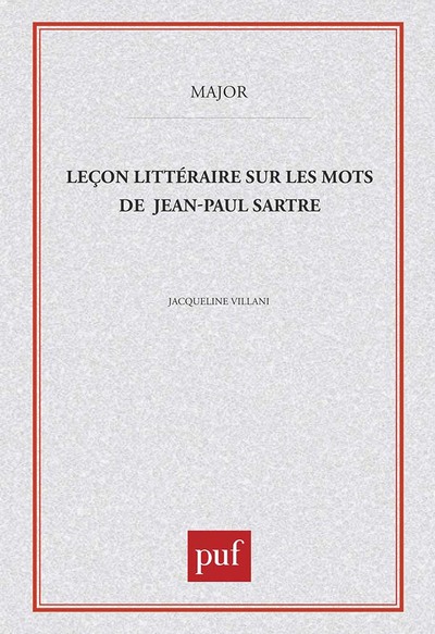 Image de Leçon littéraire sur « Les Mots » de Sartre