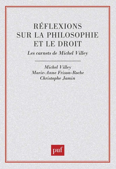 Picture of Réflexions sur la philosophie et le droit