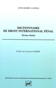 Picture of Dictionnaire de droit international pénal