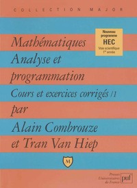Image de Mathématiques. Analyse et programmation