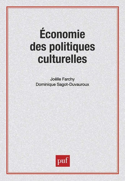 Image de Économie des politiques culturelles