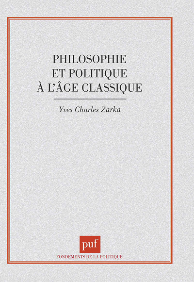 Picture of Philosophie et politique à l'âge classique