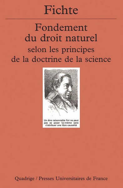 Image de Fondement du droit naturel selon les principes de la doctrine de la science