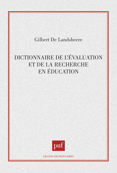 Picture of Dictionnaire de l'évaluation et de la recherche en éducation