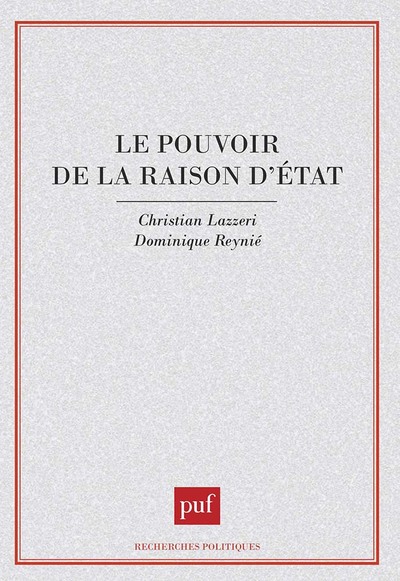 Image de Le pouvoir de la raison d'État