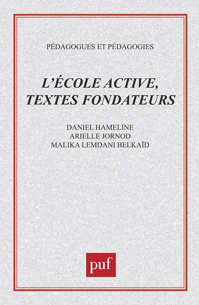 Image de L'école active. Textes fondateurs