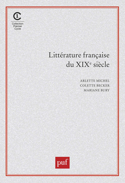 Picture of Littérature française du XIXe siècle