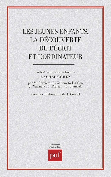 Image de Jeunes enfants découv.écrit & ordin.