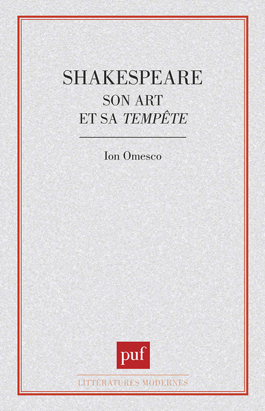 Picture of Shakespeare, son art et sa tempête