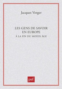 Picture of Les gens de savoir en Europe à la fin du Moyen Âge