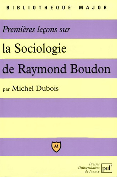 Image de Premières leçons sur la sociologie de Raymond Boudon