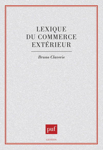 Picture of Lexique du commerce extérieur