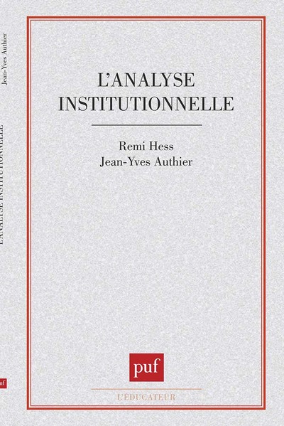 Image de L'analyse institutionnelle