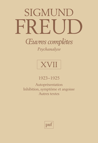 Picture of Œuvres complètes - psychanalyse - vol. XVII : 1923-1925