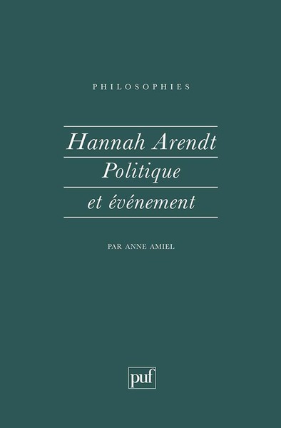 Image de Hannah Arendt. politique et evenement