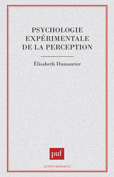 Image de Psychologie expérimentale de la perception