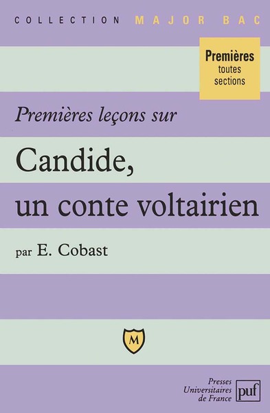 Image de Premières leçons sur « Candide », un conte voltairien