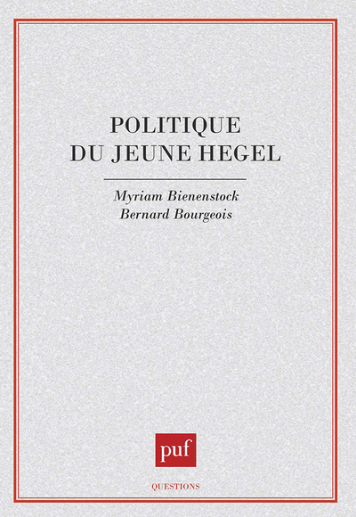 Picture of Politique du jeune Hegel