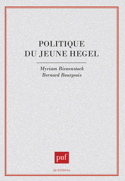 Image de Politique du jeune Hegel