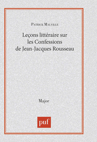 Picture of Leçon littéraire sur « Les Confessions » de Jean-Jacques Rousseau