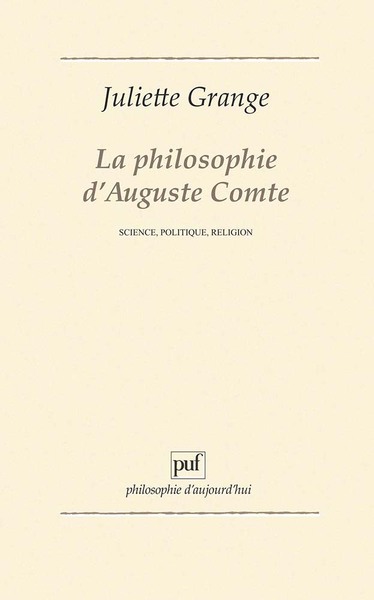Image de La philosophie d'Auguste Comte
