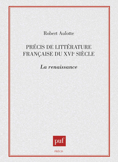 Picture of Précis de littérature française du XVIe siècle