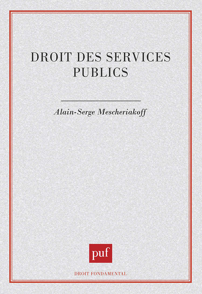 Picture of Droit des services publics