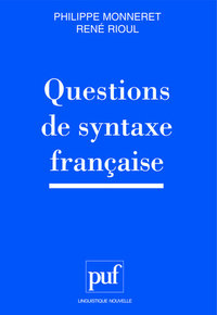 Picture of Questions de syntaxe française