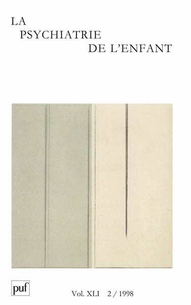 Picture of psychiatrie de l'enfant 1998, vol. 41 (2)