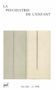 Picture of psychiatrie de l'enfant 1998, vol. 41 (2)