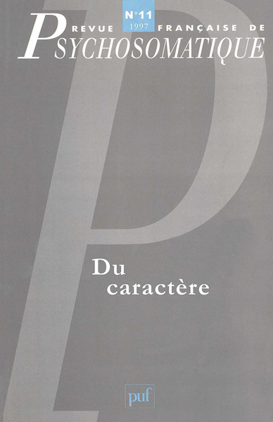 Picture of Revue française de psychosomatique n° 11 (1997)
