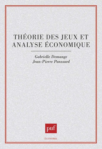 Image de Théorie des jeux et analyse économique