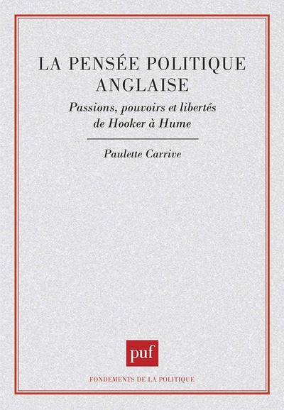 Image de La pensée politique anglaise
