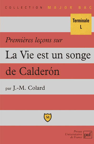 Image de Premières leçons sur « La Vie est un songe » de Calderon