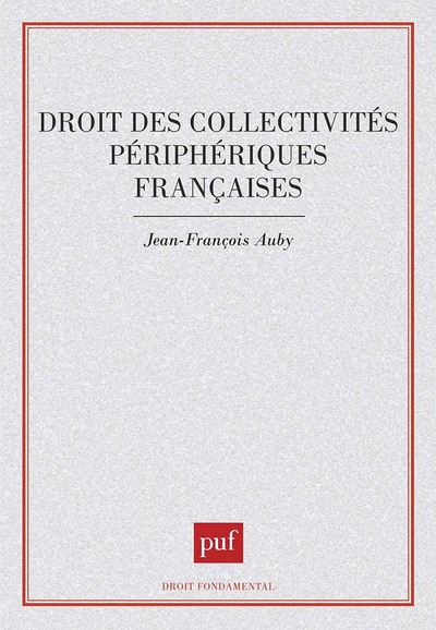 Image de Droit des collectivités périphériques françaises