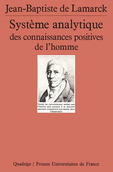 Image de Système analytique des connaissances positives de l'homme