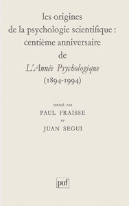 Picture of Les origines de la psychologie scientifique